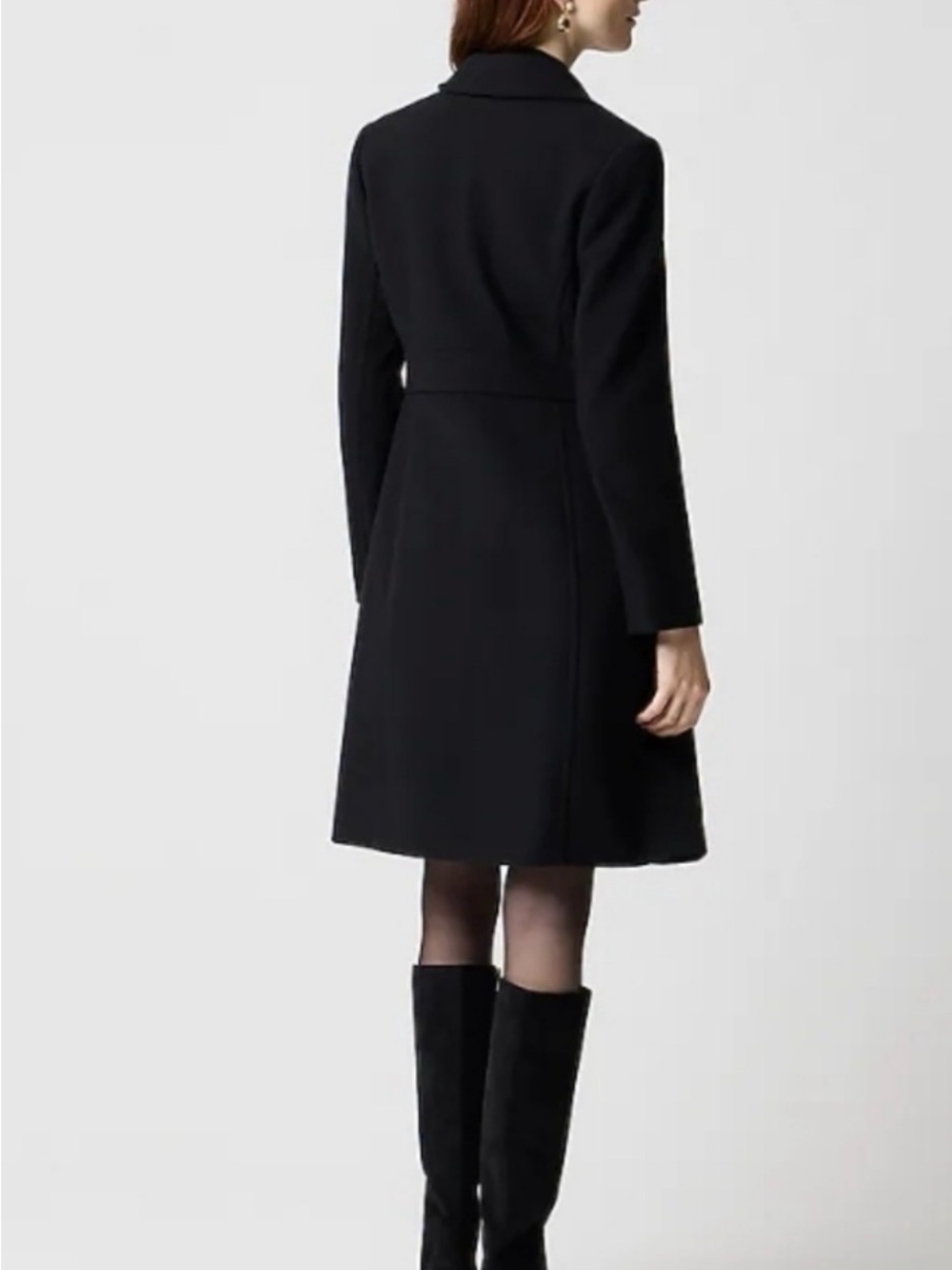 J Crew Factory Wool-Blend Lady Day Coat- Size 10 Petite - Picture 3 of 7